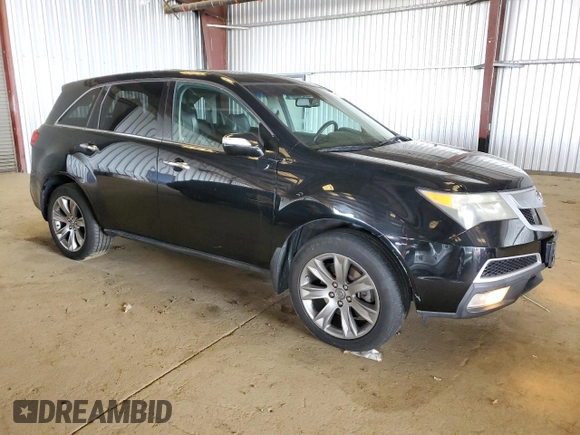 2010 Acura MDX Advance with VIN 2HNYD2H51AH509203, listed as a Copart auction lot 49071405 with 154,261 mi miles and Salvage Title. Bid and sale history available at DreamBid. Image 4.
