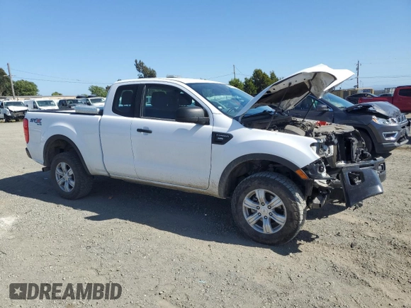 2021 Ford Ranger XL with VIN 1FTER1FHXMLD03953, listed as a Copart auction lot 54897235 with 92,862 mi miles and Salvage title. Bid and sale history available at DreamBid. Image 4.