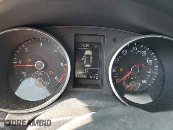 2014 Volkswagen Jetta SportWagen TDI w/Sunroof & Nav with VIN 3VWPL7AJ2EM624468, listed as a Copart auction lot 64818484 with 120,346 mi miles and Salvage Title. Bid and sale history available at carsss.com. Image 9.