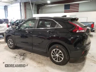 2022 Mitsubishi Eclipse Cross ES z VIN JA4ATUAA6NZ002360, wystawiony jako Copart lot #87186754 z przebiegiem 66 364 mil mil oraz Szkoda całkowita • Salvage title. Historia ofert i sprzedaży dostępna na DreamBid. Obrazek 2.
