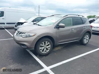 2012 Nissan Murano SV with VIN JN8AZ1MW6CW236317, listed as a IAAI auction lot 42113788 with 172,733 mi miles. Bid and sale history available at carsss.com. Image 2.