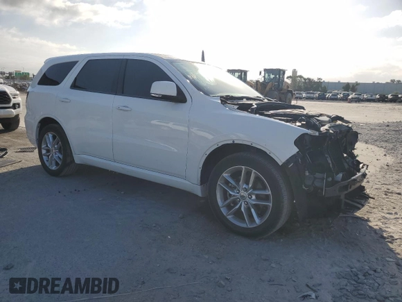 2021 Dodge Durango GT with VIN 1C4RDHDG1MC715794, listed as a Copart auction lot 54936235 with 52,908 mi miles and Salvage title. Bid and sale history available at DreamBid. Image 4.