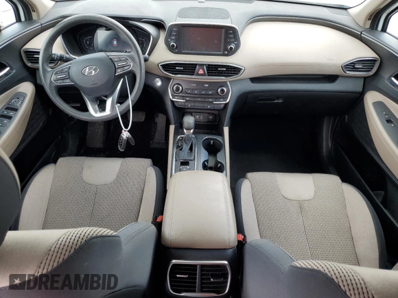 2019 Hyundai Santa Fe SEL with VIN 5NMS33ADXKH048739, listed as a Copart auction lot 53942885 with 62,182 mi miles and Clean Title. Bid and sale history available at DreamBid. Image 8.