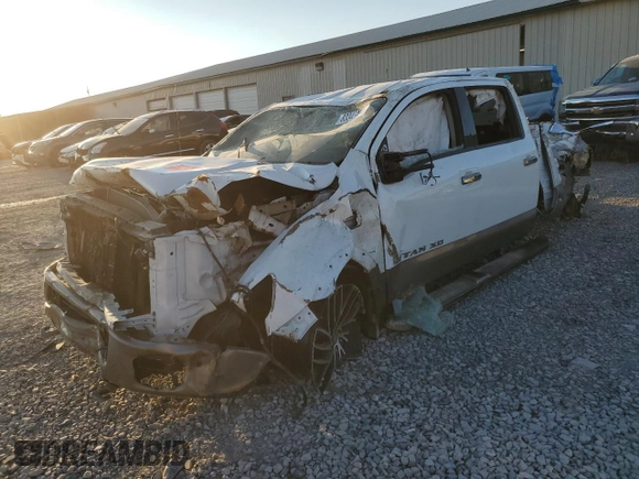 2019 Nissan Titan XD SL with VIN 1N6BA1F49KN521727, listed as a Copart auction lot 83343434 with 0 mi miles and Non Repairable. Bid and sale history available at carsss.com. Image 1.
