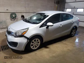 2013 Kia Rio EX with VIN KNADN4A38D6136539, listed as a Copart auction lot 63922675 with 153,171 mi miles and Clean title. Bid and sale history available at DreamBid. Image 1.