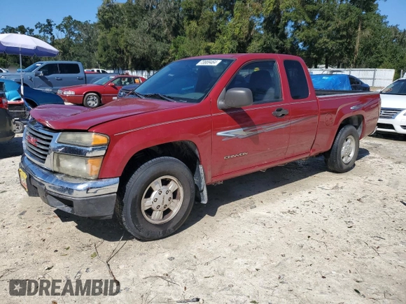 2005 GMC Canyon z VIN 1GTCS198458102786, wystawiony jako Copart lot #73889464 z przebiegiem 225 821 mil mil oraz Szkoda całkowita • Salvage title. Historia ofert i sprzedaży dostępna na DreamBid. Obrazek 1.