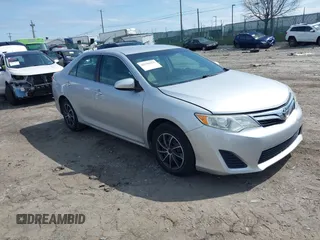 2012 Toyota Camry L with VIN 4T1BF1FK8CU101429, listed as a IAAI auction lot 41941922 with 166,487 mi miles. Bid and sale history available at carsss.com. Image 1.