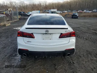 2020 Acura TLX w/A-Spec Pkg with VIN 19UUB1F62LA012955, listed as a Copart auction lot 49306725 with 54,003 mi miles and Salvage title. Bid and sale history available at DreamBid. Image 6.