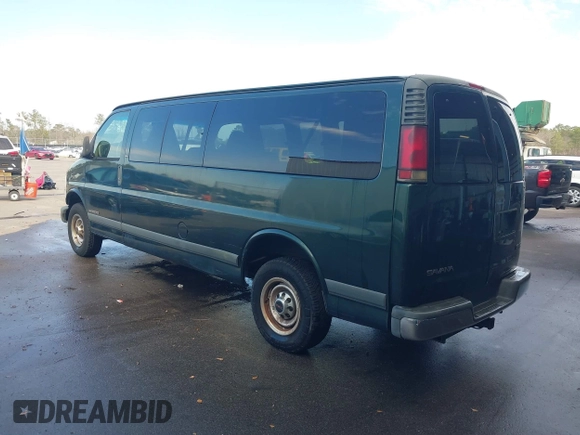 2001 GMC Savana z VIN 1GJGG29R311223791, wystawiony jako IAAI lot #41531575 z przebiegiem 213 418 mil mil oraz . Historia ofert i sprzedaży dostępna na DreamBid. Obrazek 3.