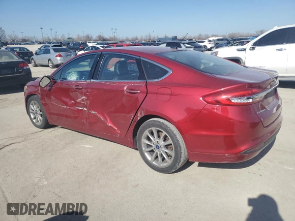2017 Ford Fusion SE with VIN 3FA6P0HD3HR395841, listed as a Copart auction lot 48583325 with 109,296 mi miles and Salvage Title. Bid and sale history available at carsss.com. Image 2.