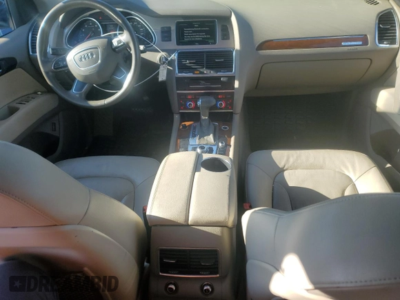 2013 Audi Q7 3.0T Premium with VIN WA1CGAFE7DD007103, listed as a Copart auction lot 86566674 with 192,136 mi miles and Clean Title. Bid and sale history available at carsss.com. Image 8.
