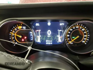 2021 Jeep Wrangler Unlimited Willys with VIN 1C4HJXDN9MW680787, listed as a Copart auction lot 53490605 with 65,122 mi miles and Salvage Title. Bid and sale history available at DreamBid. Image 9.