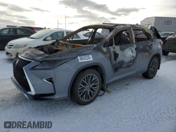 2019 Lexus RX 350 with VIN 2T2BZMCA3KC200188, listed as a Copart auction lot 88242335 with Not Provided miles and Non Repairable. Bid and sale history available at DreamBid. Image 1.