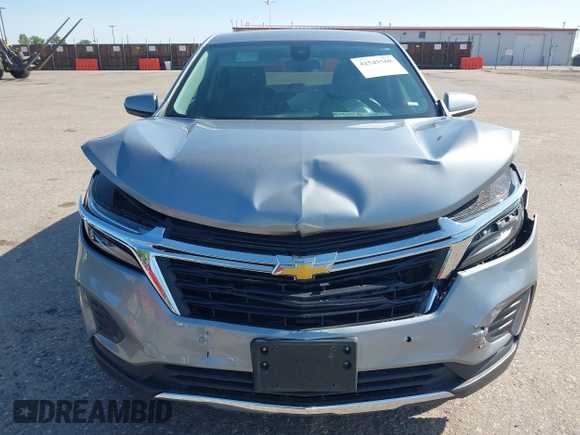 2024 Chevrolet Equinox LT with VIN 3GNAXUEG9RL335830, listed as a IAAI auction lot 42543768 with 20,795 mi miles and . Bid and sale history available at DreamBid. Image 6.
