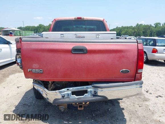 2002 Ford F-250 XL with VIN 1FTNX20F32EB42981, listed as a IAAI auction lot 42585853 with 244,297 mi miles and . Bid and sale history available at DreamBid. Image 16.