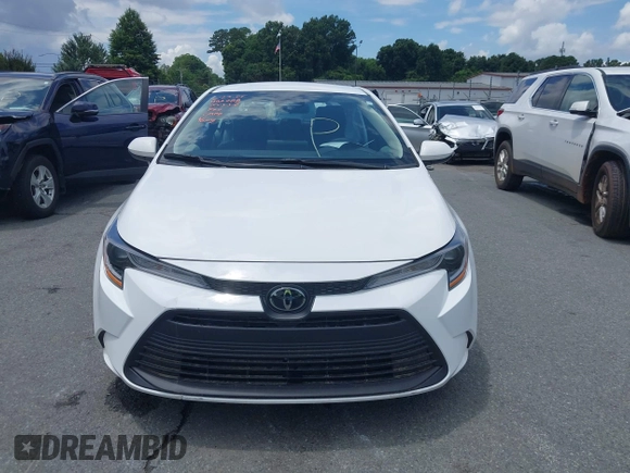 2024 Toyota Corolla LE with VIN 5YFB4MDE8RP215557, listed as a IAAI auction lot 42651885 with 11,907 mi miles and . Bid and sale history available at DreamBid. Image 12.