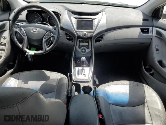2013 Hyundai Elantra GLS with VIN 5NPDH4AE5DH199454, listed as a Copart auction lot 58515715 with 141,717 mi miles and Salvage title. Bid and sale history available at DreamBid. Image 8.