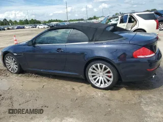 2008 BMW 6 Series 650i with VIN WBAEB53568CX63345, listed as a Copart auction lot 70633554 with 91,046 mi miles and Salvage Title. Bid and sale history available at carsss.com. Image 2.