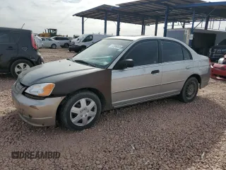 2002 Honda Civic EX with VIN 1HGES26782L051944, listed as a Copart auction lot 47958055 with 286,468 mi miles and Salvage Title. Bid and sale history available at DreamBid. Image 1.