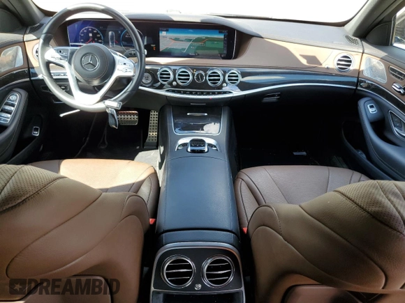 2020 Mercedes-Benz S-Class S 450 with VIN WDDUG6GB4LA504272, listed as a Copart auction lot 72475984 with 26,501 mi miles and Salvage Title. Bid and sale history available at carsss.com. Image 8.