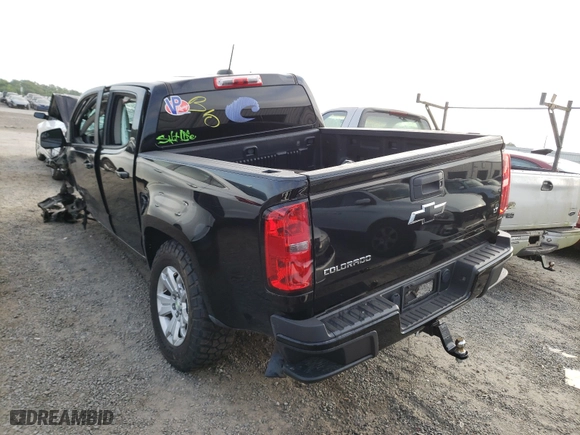 2015 Chevrolet Colorado 2WD LT with VIN 1GCGSBEA2F1216005, listed as a Copart auction lot 42841381 with 0 mi miles and Non Repairable. Bid and sale history available at carsss.com. Image 3.
