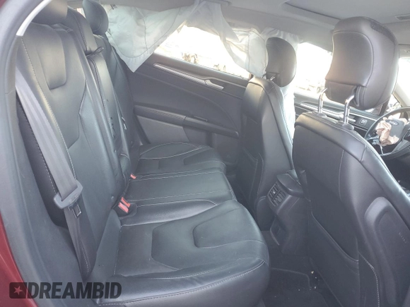 2015 Ford Fusion Titanium with VIN 3FA6P0K98FR132357, listed as a Copart auction lot 47213235 with 0 mi miles and Salvage Title. Bid and sale history available at carsss.com. Image 10.