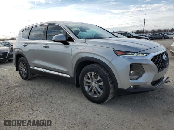 2020 Hyundai Santa Fe SEL with VIN 5NMS3CAD7LH239231, listed as a Copart auction lot 70031602 with 22,025 mi miles. Bid and sale history available at carsss.com. Image 4.