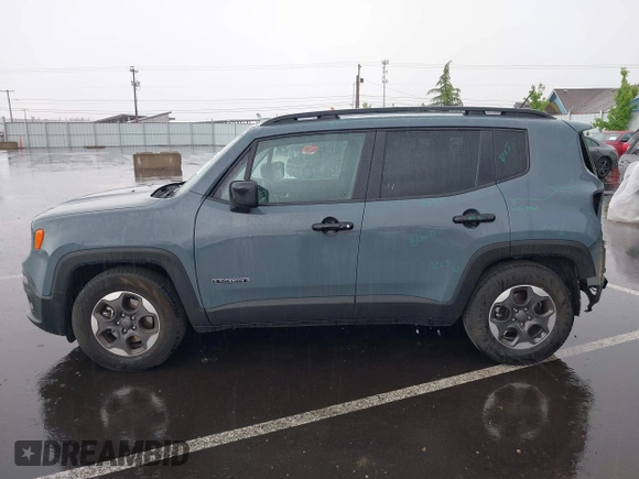 2017 Jeep Renegade Sport with VIN ZACCJAAB6HPF90937, listed as a IAAI auction lot 42226876 with 57,527 mi miles and . Bid and sale history available at DreamBid. Image 15.