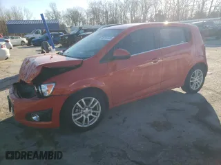 2013 Chevrolet Sonic LT with VIN 1G1JC6SH4D4108727, listed as a Copart auction lot 47113725 with 59,042 mi miles and Salvage Title. Bid and sale history available at carsss.com. Image 1.
