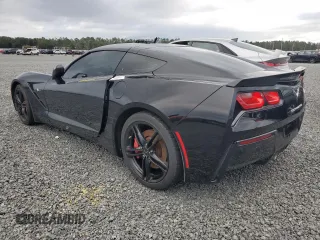 2016 Chevrolet Corvette 2LT with VIN 1G1YD2D77G5109992, listed as a Copart auction lot 74249124 with 0 mi miles and Salvage Title. Bid and sale history available at carsss.com. Image 2.