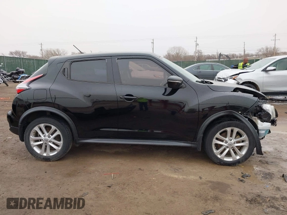 2015 Nissan Juke S with VIN JN8AF5MRXFT504124, listed as a IAAI auction lot 41711672 with 75,850 mi miles and . Bid and sale history available at DreamBid. Image 14.