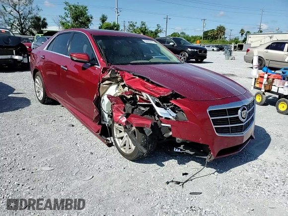 2014 Cadillac CTS Luxury AWD with VIN 1G6AX5SX3E0196520, listed as a Copart auction lot 62265475 with 108,741 mi miles and Salvage title. Bid and sale history available at DreamBid. Image 13.