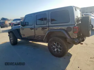 2018 Jeep Wrangler Unlimited Rubicon z VIN 1C4HJXFN3JW236121, wystawiony jako Copart lot #60930565 z przebiegiem 128 727 mil mil oraz Szkoda całkowita • Salvage title. Historia ofert i sprzedaży dostępna na DreamBid. Obrazek 2.
