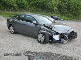 2025 Nissan Sentra S z VIN 3N1AB8BV1SY251935, wystawiony jako Copart lot #57701305 z przebiegiem 7 311 mil mil oraz Szkoda całkowita • Salvage title. Historia ofert i sprzedaży dostępna na DreamBid. Obrazek 4.