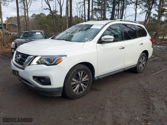 2018 Nissan Pathfinder S with VIN 5N1DR2MM3JC664174, listed as a IAAI auction lot 41396360 with 131,589 mi miles. Bid and sale history available at carsss.com. Image 17.
