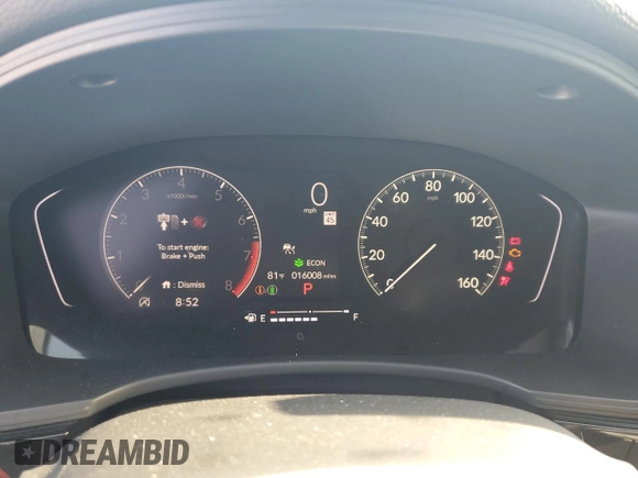2025 Honda Civic Sport z VIN 19XFL2H83SE003136, wystawiony jako Copart lot #58234605 z przebiegiem 16 008 mil mil oraz Szkoda całkowita • Salvage title. Historia ofert i sprzedaży dostępna na DreamBid. Obrazek 9.