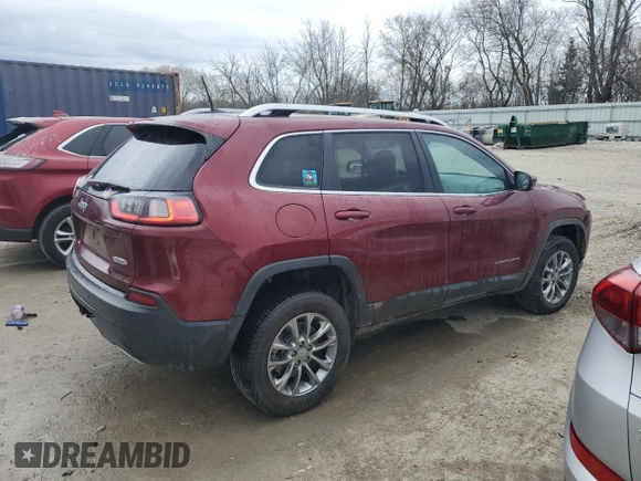2019 Jeep Cherokee Latitude Plus with VIN 1C4PJMLX1KD250905, listed as a Copart auction lot 54446165 with 83,737 mi miles and Salvage title. Bid and sale history available at DreamBid. Image 3.