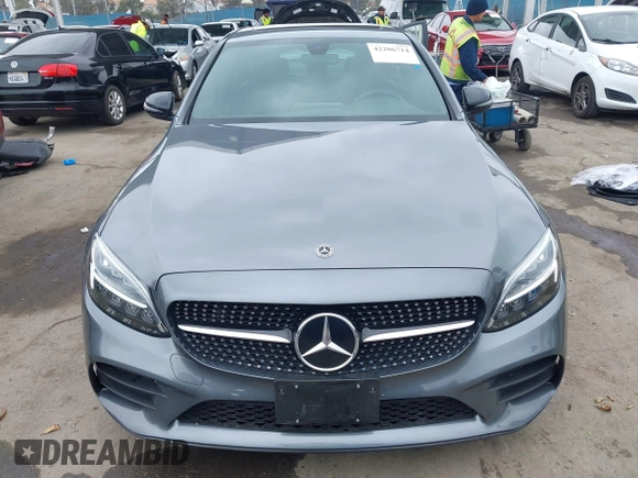 2021 Mercedes-Benz C 300 with VIN W1KWF8DBXMR614581, listed as a IAAI auction lot 42206714 with 35,573 mi miles and . Bid and sale history available at DreamBid. Image 12.