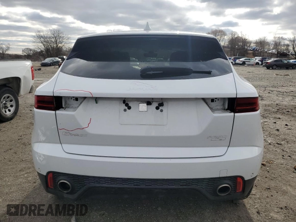 2018 Jaguar E-Pace S with VIN SADFJ2FX5J1Z11559, listed as a Copart auction lot 48221765 with 113,129 mi miles and Salvage Title. Bid and sale history available at DreamBid. Image 6.