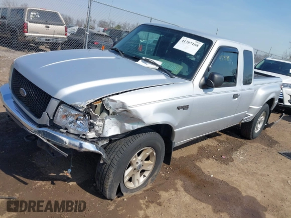 2002 Ford Ranger XL Fleet with VIN 1FTZR45E12PB64098, listed as a IAAI auction lot 41787188 with 151,053 mi miles. Bid and sale history available at carsss.com. Image 2.