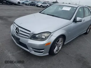 2012 Mercedes-Benz C-Class C 250 Sport with VIN WDDGF4HB4CR199148, listed as a IAAI auction lot 41891233 with 1 mi miles. Bid and sale history available at carsss.com. Image 6.