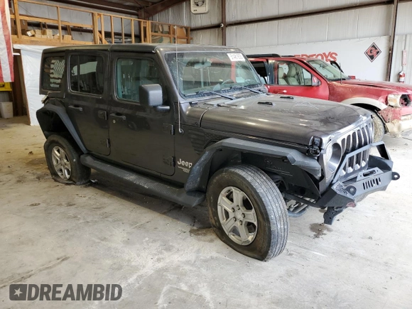 2020 Jeep Wrangler Unlimited Sport S с VIN 1C4HJXDN5LW269143, выставлен на аукционе Copart как лот 51481855 с пробегом Не указан миль и Списание • Salvage title. История ставок и продаж доступна на DreamBid. Изображение 4.