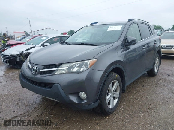 2013 Toyota RAV4 XLE with VIN JTMRFREV7D5020575, listed as a IAAI auction lot 42303486 with 189,032 mi miles and . Bid and sale history available at DreamBid. Image 2.