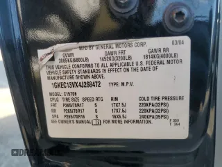 2004 GMC Yukon SLT with VIN 1GKEC13VX4J268472, listed as a Copart auction lot 53659625 with 78,136 mi miles and Salvage Title. Bid and sale history available at carsss.com. Image 12.