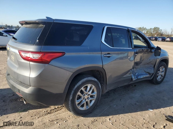 2019 Chevrolet Traverse LS with VIN 1GNERFKW0KJ120112, listed as a Copart auction lot 48493075 with 76,034 mi miles and Salvage Title. Bid and sale history available at carsss.com. Image 3.