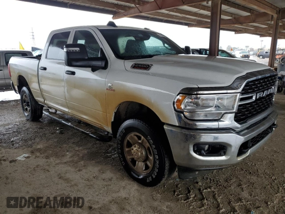 2023 Ram 2500 Tradesman with VIN 3C6UR5CLXPG543783, listed as a Copart auction lot 45014855 with 34,422 mi miles and Salvage title. Bid and sale history available at DreamBid. Image 4.
