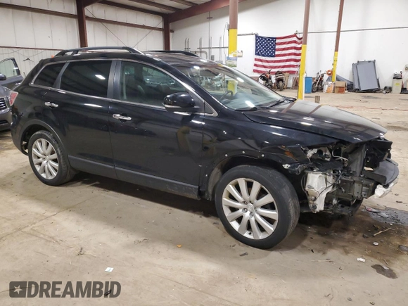 2010 Mazda CX-9 Touring with VIN JM3TB3MA0A0220677, listed as a Copart auction lot 47917644 with 152,841 mi miles and Salvage Title. Bid and sale history available at carsss.com. Image 4.