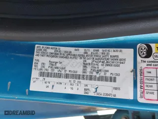2012 Ford Fiesta SE with VIN 3FADP4EJ6CM131947, listed as a IAAI auction lot 41013636 with 148,195 mi miles. Bid and sale history available at carsss.com. Image 9.