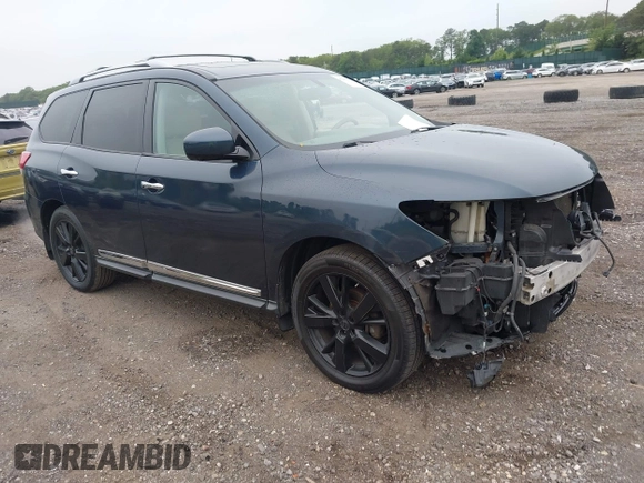 2013 Nissan Pathfinder SV with VIN 5N1AR2MM2DC633232, listed as a IAAI auction lot 42463619 with 128,131 mi miles and . Bid and sale history available at DreamBid. Image 1.