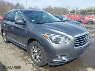 2015 Infiniti QX60 with VIN 5N1AL0MM0FC524552, listed as a IAAI auction lot 42037248 with 186,529 mi miles. Bid and sale history available at carsss.com. Image 1.